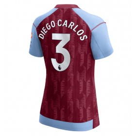 Aston Villa Diego Carlos #3 Hemmakläder Dam 2023-24 Kortärmad